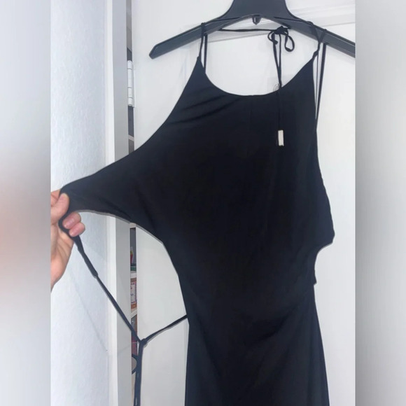 Halston ALEXIS JERSEY CUT OUT JUMPSUIT - Picture 8 of 10